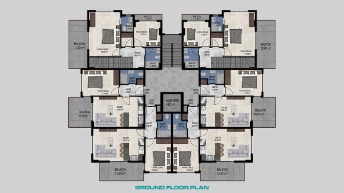 Image No.59-Appartement de 2 chambres à vendre à Avsallar