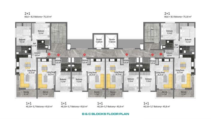 Image No.25-1 Bed Apartment for sale