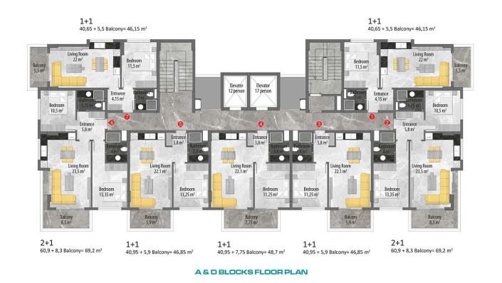 Image No.32-1 Bed Apartment for sale