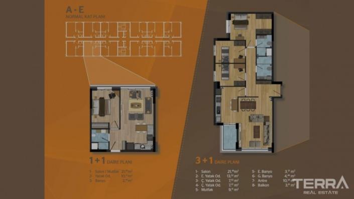 Image No.18-Appartement de 1 chambre à vendre à Antalya