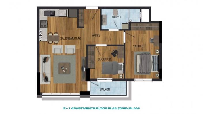 Image No.51-Appartement de 1 chambre à vendre à Antalya