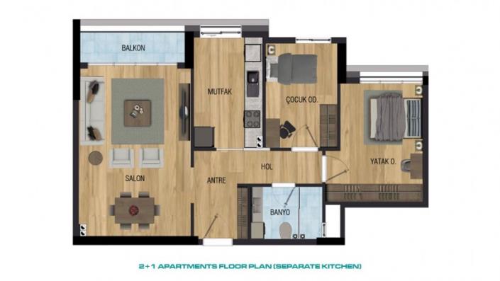 Image No.52-Appartement de 1 chambre à vendre à Antalya