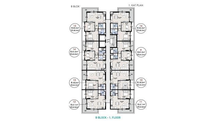 Image No.45-Appartement de 1 chambre à vendre à Oba