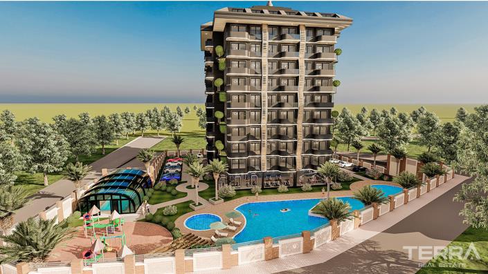 Image No.2-Appartement de 1 chambre à vendre à Avsallar