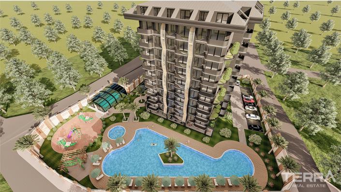 Image No.3-Appartement de 1 chambre à vendre à Avsallar