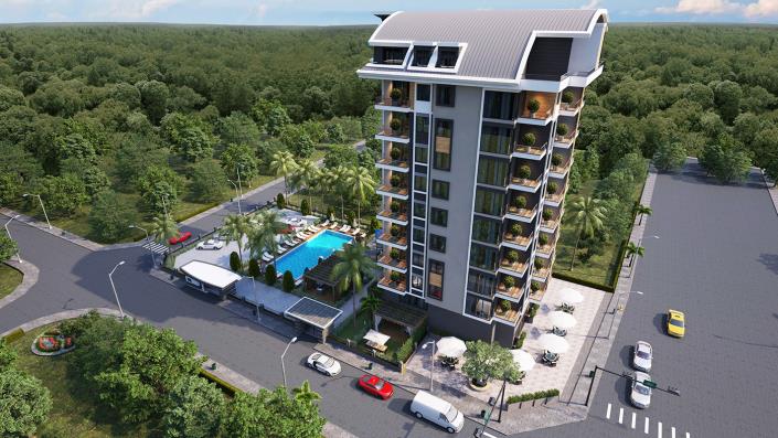 Image No.3-Appartement de 1 chambre à vendre à Mahmutlar