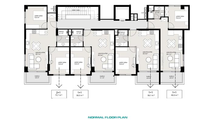 Image No.25-1 Bed Apartment for sale