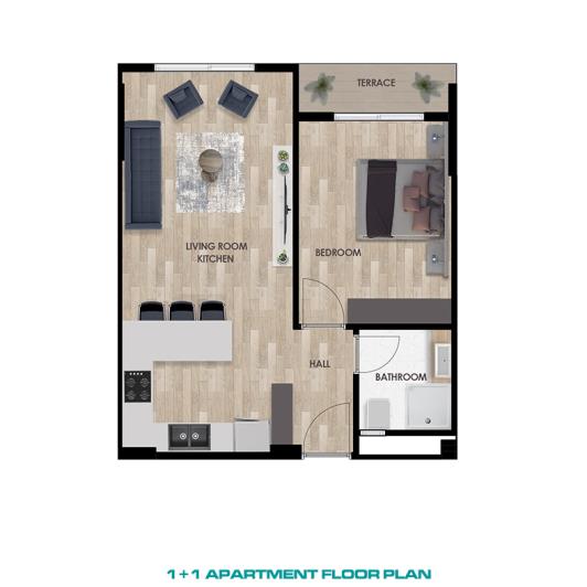 Image No.35-Appartement de 1 chambre à vendre à Altintas