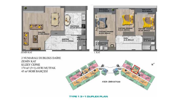 Image No.26-Appartement de 1 chambre à vendre à Altintas