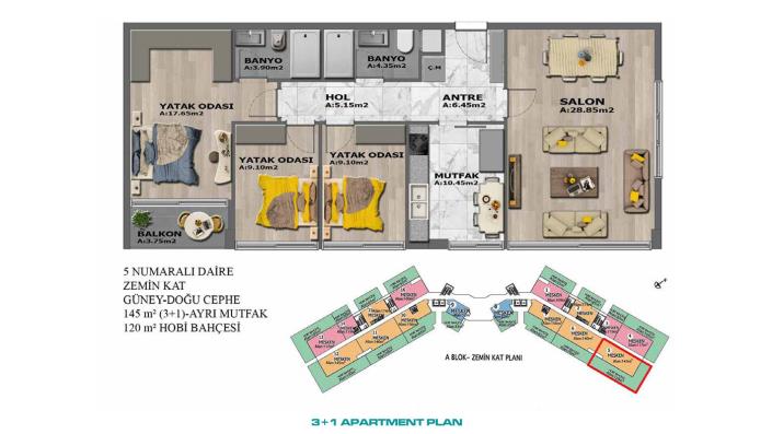 Image No.30-Appartement de 1 chambre à vendre à Altintas