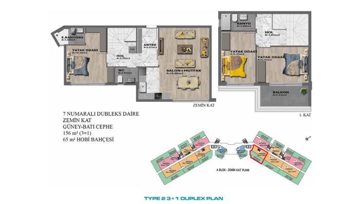Image No.25-Appartement de 1 chambre à vendre à Altintas