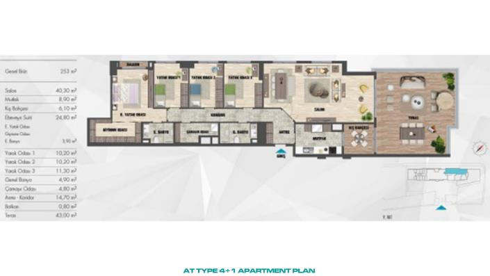 Image No.31-Appartement de 3 chambres à vendre à Kartal