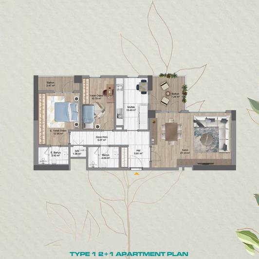 Image No.12-1 Bed Apartment for sale