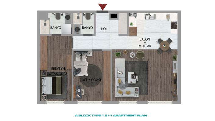 Image No.27-Appartement de 1 chambre à vendre à Güzeloba
