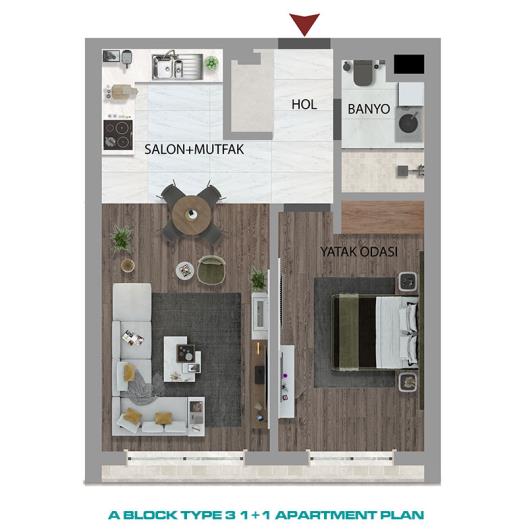 Image No.31-Appartement de 1 chambre à vendre à Güzeloba