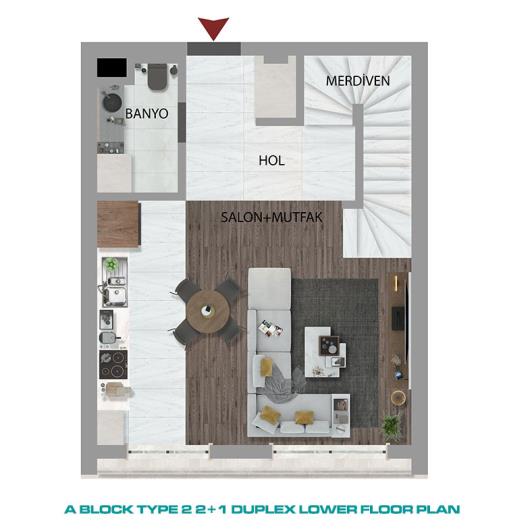 Image No.34-Appartement de 1 chambre à vendre à Güzeloba