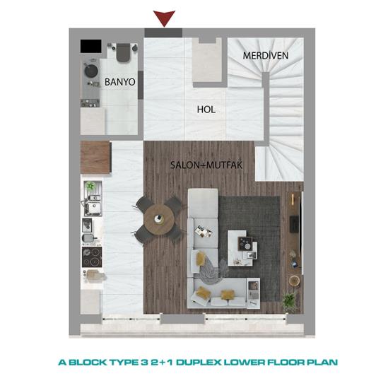 Image No.36-Appartement de 1 chambre à vendre à Güzeloba