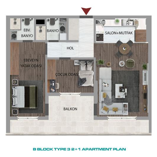 Image No.42-Appartement de 1 chambre à vendre à Güzeloba