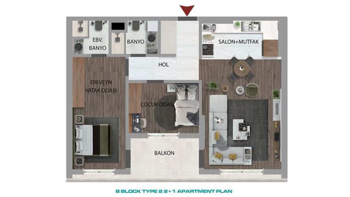 Image No.44-Appartement de 1 chambre à vendre à Güzeloba