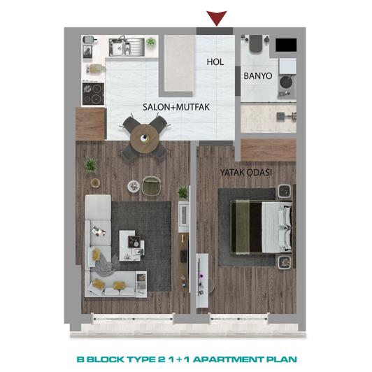 Image No.45-Appartement de 1 chambre à vendre à Güzeloba