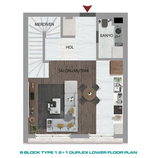 Image No.48-Appartement de 1 chambre à vendre à Güzeloba