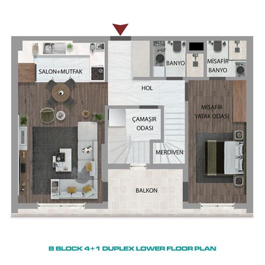 Image No.50-Appartement de 1 chambre à vendre à Güzeloba