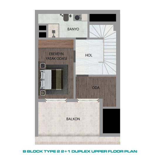 Image No.53-Appartement de 1 chambre à vendre à Güzeloba