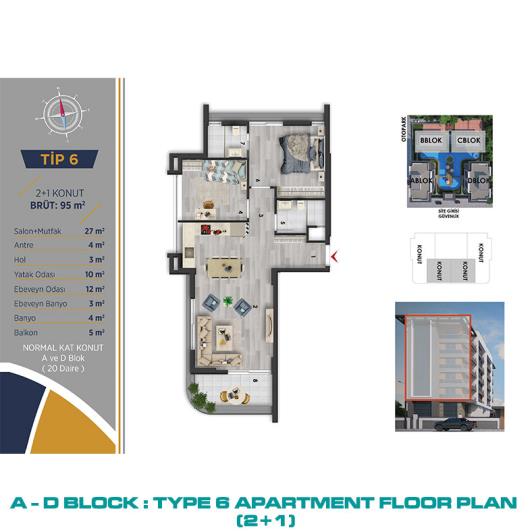 Image No.35-Appartement de 1 chambre à vendre à Altintas