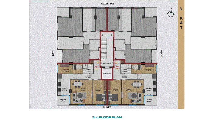 Image No.13-Appartement de 1 chambre à vendre à Sinan