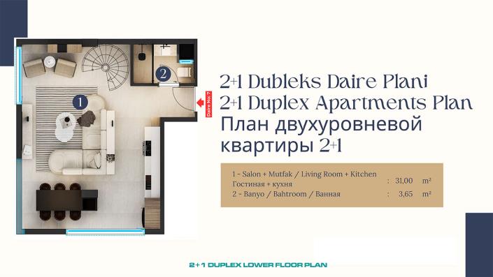 Image No.26-Appartement de 1 chambre à vendre à Fener