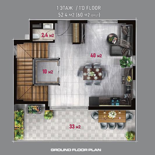 Image No.41-Villa / Détaché de 3 chambres à vendre à Bektas