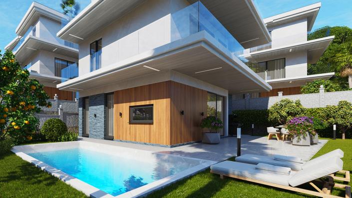 Image No.13-Villa / Détaché de 3 chambres à vendre à Bektas