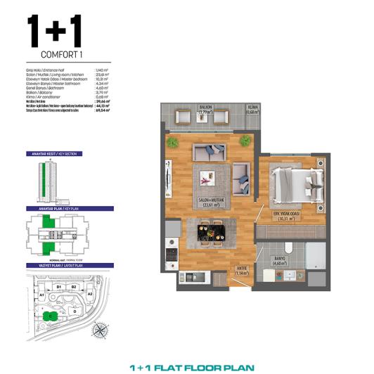 Image No.25-1 Bed Apartment for sale