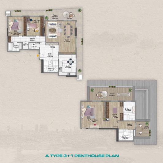 Image No.8-Appartement de 1 chambre à vendre à Sisli