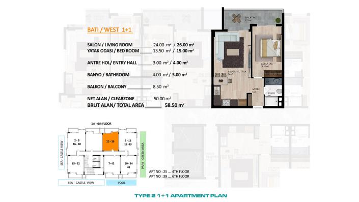 Image No.27-Appartement de 1 chambre à vendre à Alanya