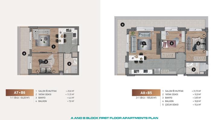 Image No.35-Appartement de 1 chambre à vendre à Altintas