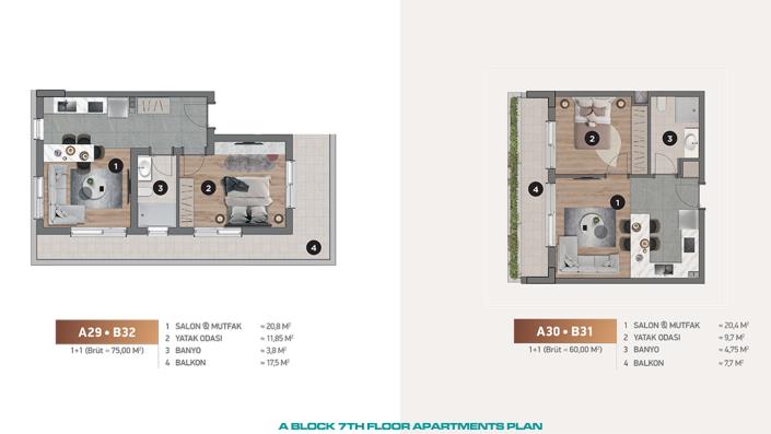 Image No.38-Appartement de 1 chambre à vendre à Altintas