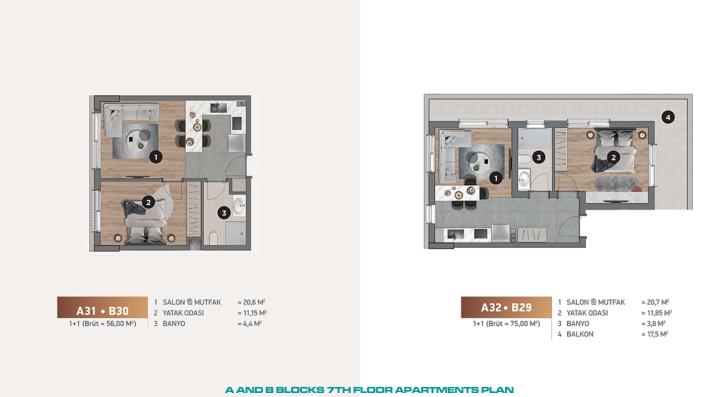 Image No.39-Appartement de 1 chambre à vendre à Altintas