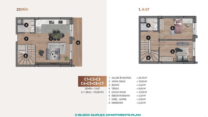 Image No.40-Appartement de 1 chambre à vendre à Altintas