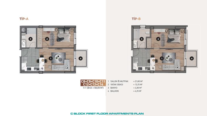 Image No.41-Appartement de 1 chambre à vendre à Altintas
