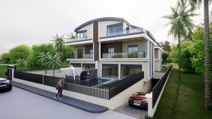 Image No.3-Villa de 6 chambres à vendre à Konyaalti