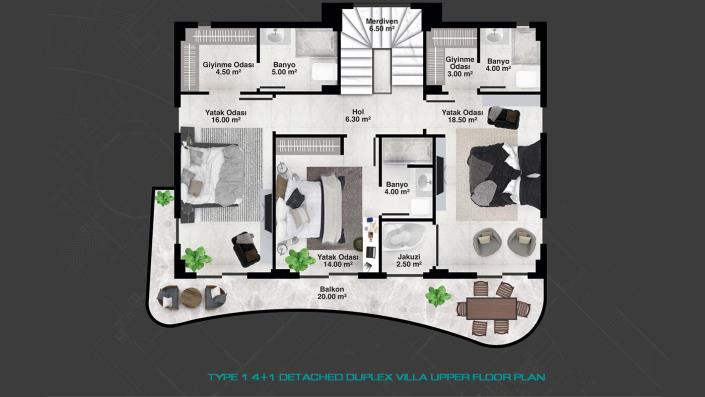 Image No.28-Villa de 4 chambres à vendre à Kargicak