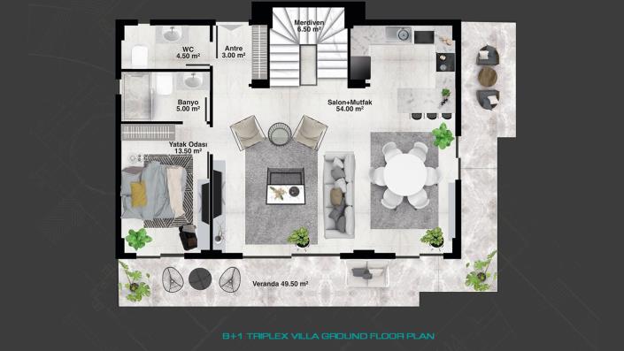 Image No.32-Villa de 4 chambres à vendre à Kargicak