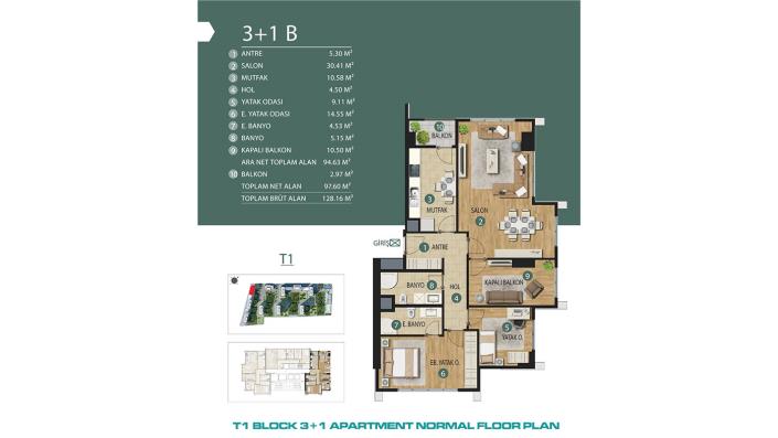 Image No.17-1 Bed Apartment for sale