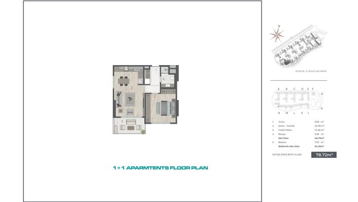 Image No.36-1 Bed Apartment for sale