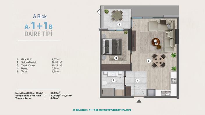 Image No.43-1 Bed Apartment for sale