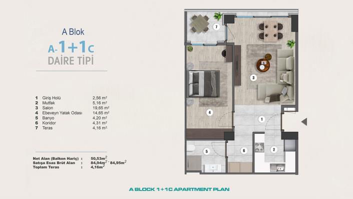 Image No.44-1 Bed Apartment for sale