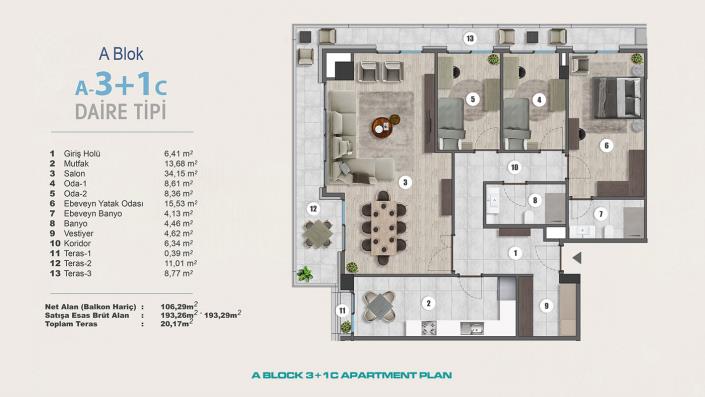 Image No.53-1 Bed Apartment for sale