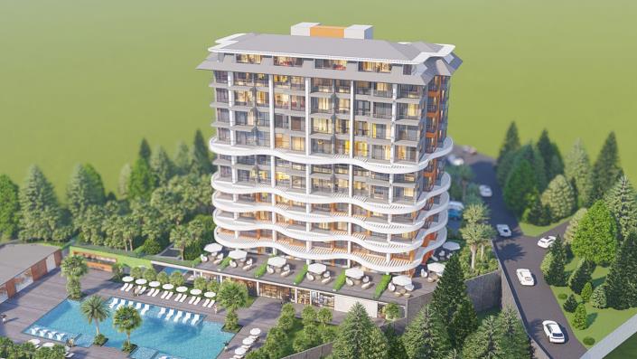 Image No.3-Appartement de 1 chambre à vendre à Demirtas