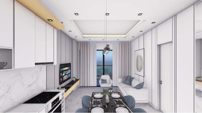 Image No.23-Appartement de 1 chambre à vendre à Demirtas